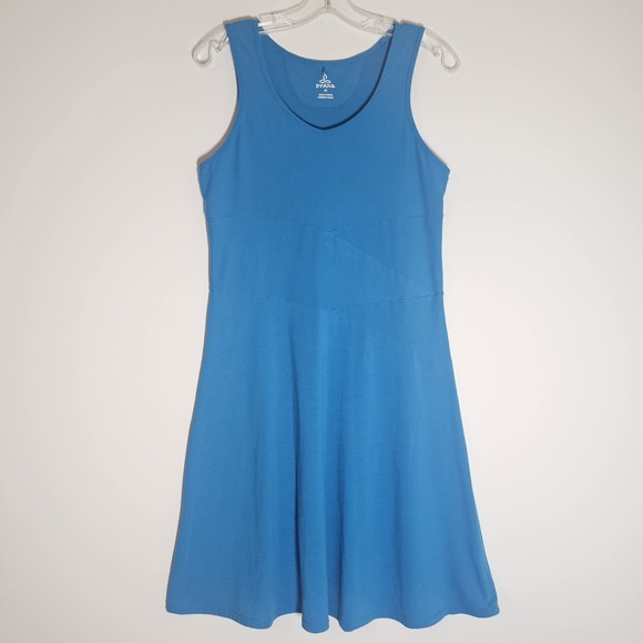 Prana Dresses & Skirts - PrAna Dress Womens Medium Blue Sleeveless Athleisure Activewear Casual Sundress